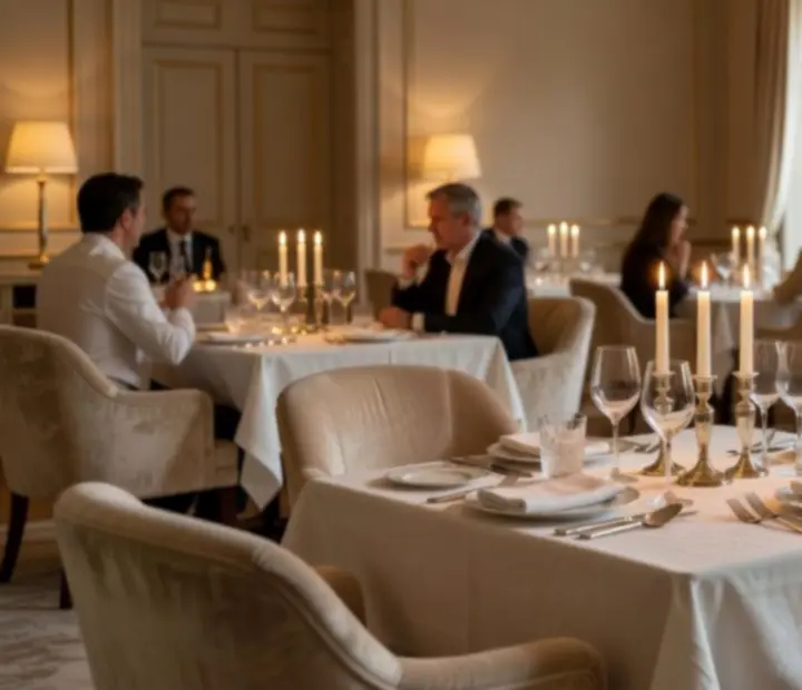 Fine dining tálalás és klubhangulatú bár részlet Budapesten