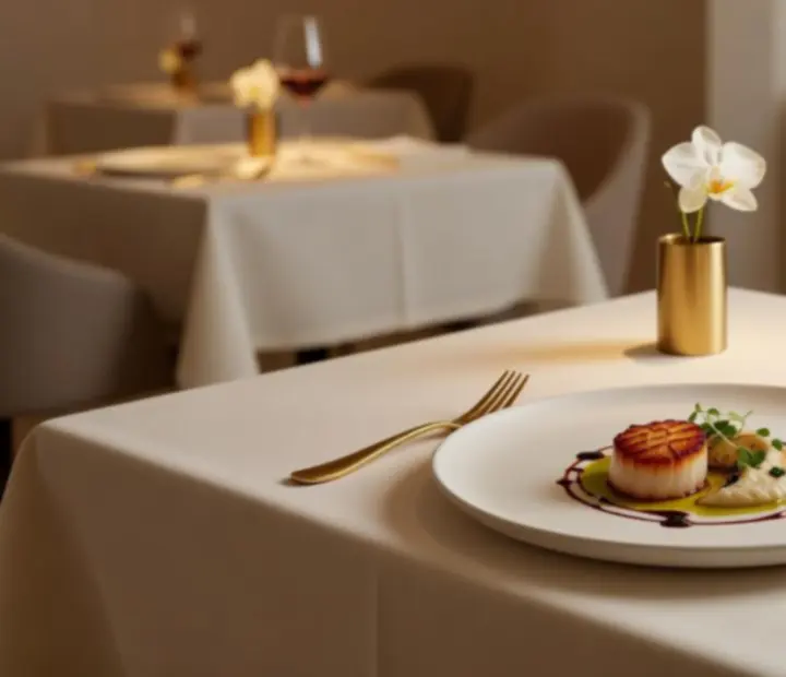 Fine dining fogások és borkülönlegességek elegáns tálalásban